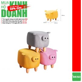 Ghế đôn sofa họa tiết lợn Steve 