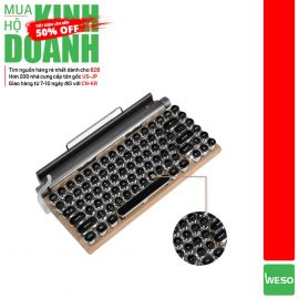 Bàn phím cơ không dây cổ điển 