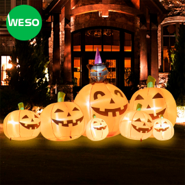 “Halloween Trick or Sales” | Bí ngô trang trí khổng lồ mùa lễ Halloween