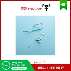 Bông tai bạc đuôi cá cá tính