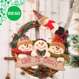 "Noel says Santa sales"| RJUP Vòng hoa Giáng sinh cho Cửa trước